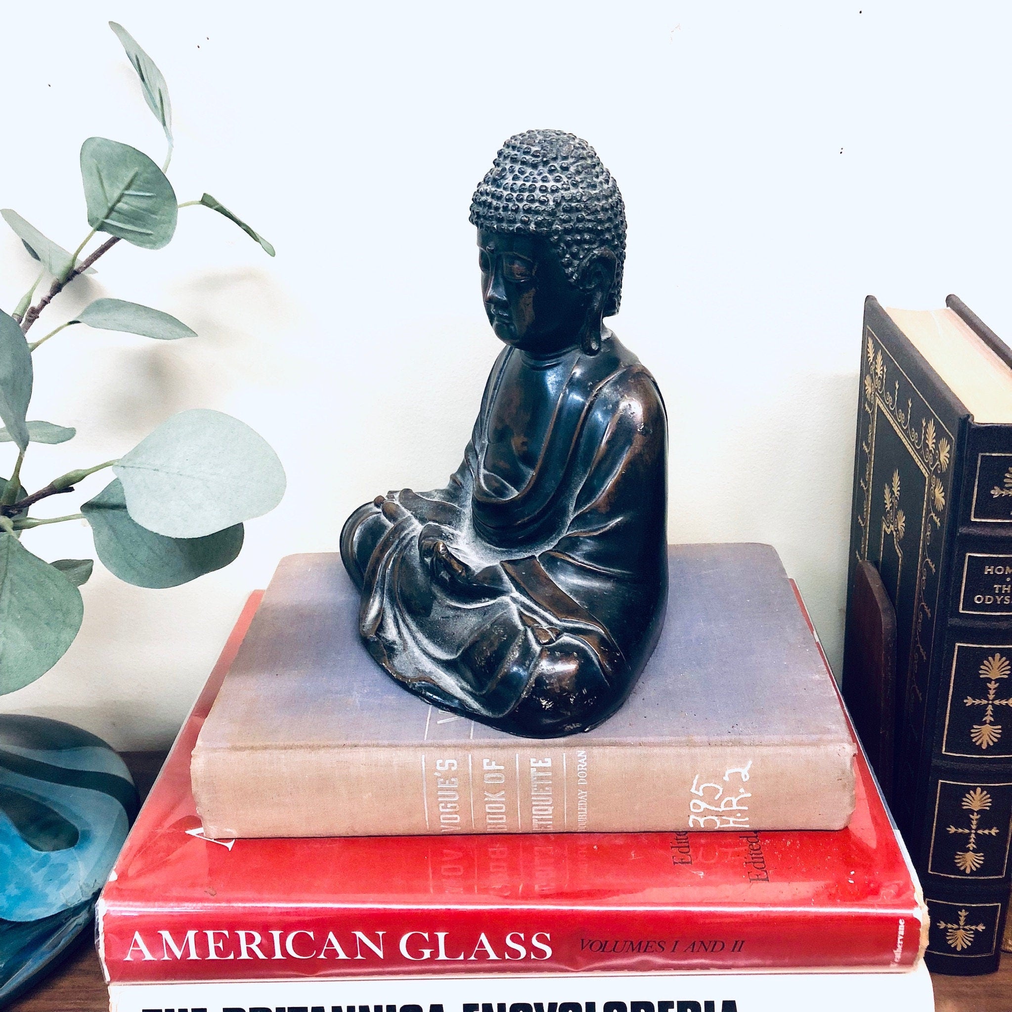 Sitting Buddha Statue, Vintage Buddha Statue, Vintage Home Decor, Metal Buddha Statue, Meditation, Meditating Room, Yoga, Zen, Brass, Bronze