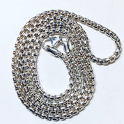Vintage Necklace, Sterling Silver, Vintage Chain, Sterling Silver Chain, Thick Chain, Chunky Necklace, Link Chain, Necklace, Vintage Jewelry