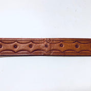 Vintage Belt, Leather Belt, Cowboy Belt, Brown Leather, Belt Buckle, Southwestern Belt, Small Belt, Skinny Belt, Hook Buckle, Vintage Style