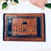 Vintage Wallet, Leather Wallet, Fold Over Wallet, Soft Leather, Brown, Black, Tooled Leather, Tri Fold Wallet, Unique Design, Light Brown