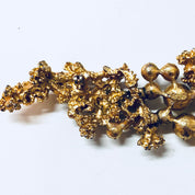 Vintage Brooch, Gold Toned Brooch, Faux Pearls, Costume Jewelry, Gold Toned Jewelry, Vintage Pin, Large Brooch, Long Pin, Statement Jewelry