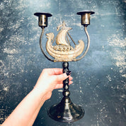 Vintage Candlestick Holder, Candlesticks, Copper Candlesticks, Boat Decor, Candelabra, Candles, Lighting, Rustic Decor, Vintage Home Decor