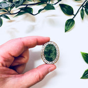 Vintage Brooch, Gold Brooch, Vintage Jewelry, Gold Filled Brooch, Vintage Pin, Green Stone, Green and White, 12K Gold, Green Jewelry, Gold