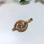 Vintage Gold Fish Pendant, Costume Jewelry, Fish Jewelry, Vintage Jewelry, Pendant Necklace, Two Fish, Gold Toned Jewelry, Aquatic Jewelry
