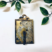 Small Antique Frame, Vintage Picture Frame, Gold Toned Picture Frame, Keepsake Frame, Ornate Frame, Small Photo, Baby Picture Standing Frame