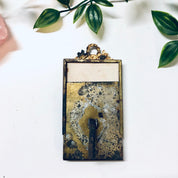 Small Antique Frame, Vintage Picture Frame, Gold Toned Picture Frame, Keepsake Frame, Ornate Frame, Small Photo, Baby Picture Standing Frame