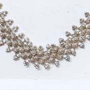 Vintage Silver Necklace, Vintage Choker, Link Necklace, Short Necklace, Vintage Jewelry, Thick Choker, Statement Jewelry, Hook Closure,