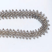Vintage Silver Necklace, Vintage Choker, Link Necklace, Short Necklace, Vintage Jewelry, Thick Choker, Statement Jewelry, Hook Closure,