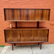 Beautiful Mid Century Modern Furniture Hardwood Teak Credenza Server Buffet MCM
