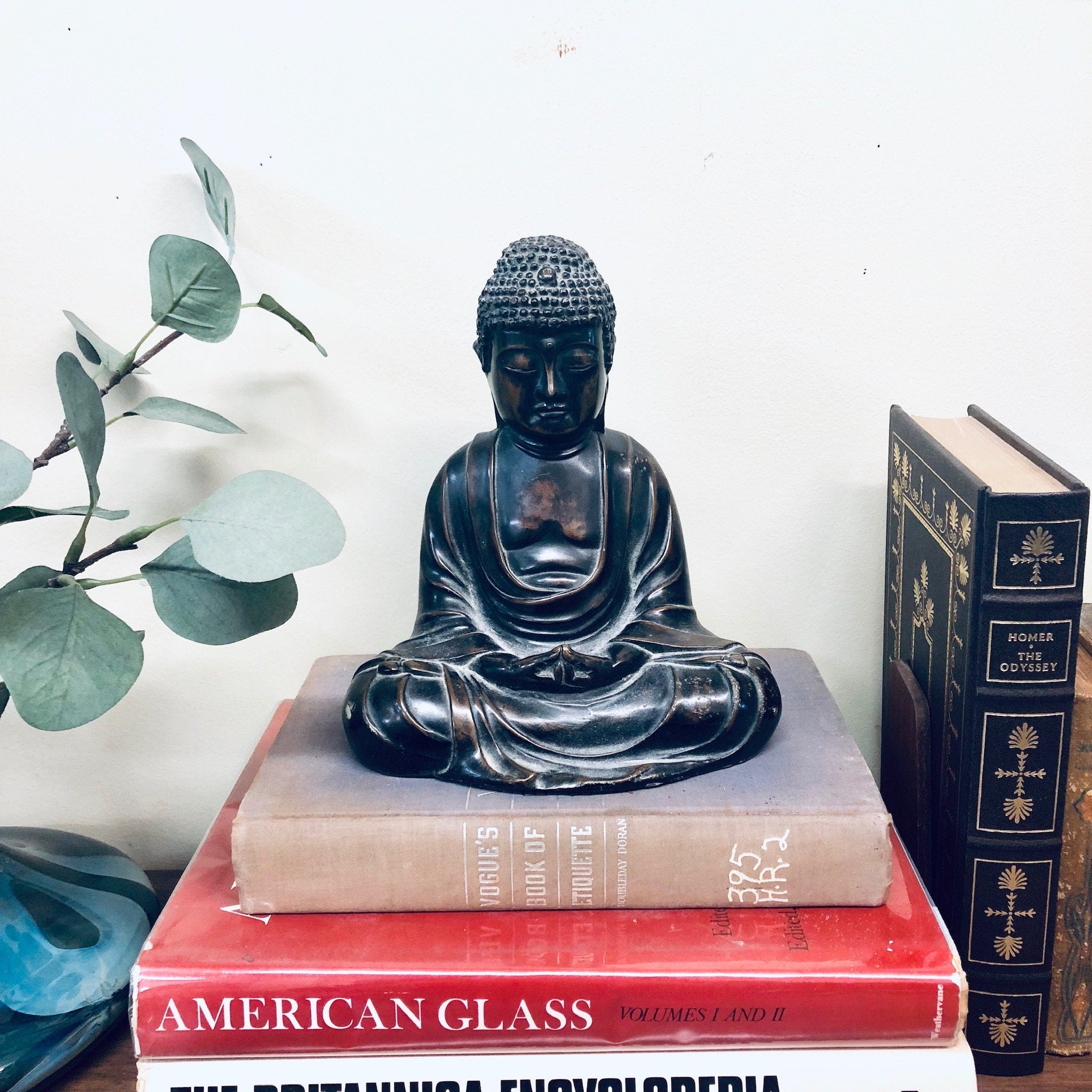 Sitting Buddha Statue, Vintage Buddha Statue, Vintage Home Decor, Metal Buddha Statue, Meditation, Meditating Room, Yoga, Zen, Brass, Bronze