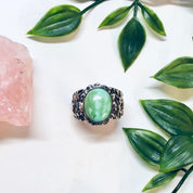 Vintage Silver Ring, Turquoise Ring, Sterling Silver, Vintage Jewelry, Blue, Green, Silver, Textured Silver, Statement Jewelry, Large Ring