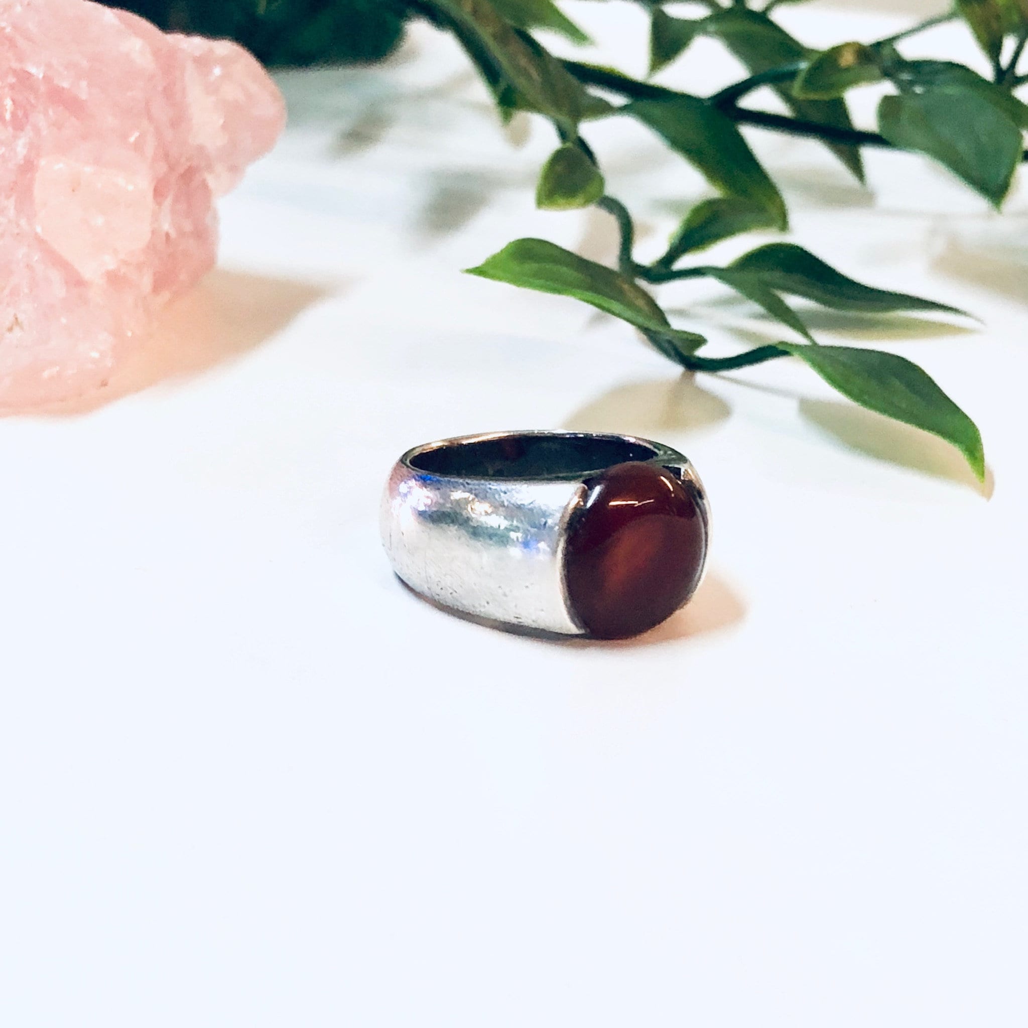 Vintage Silver Ring, Carnelian Ring, Sterling Silver, Vintage Jewelry, Red Stone, Silver, Red, Large Ring, Simple Jewelry, Statement Ring