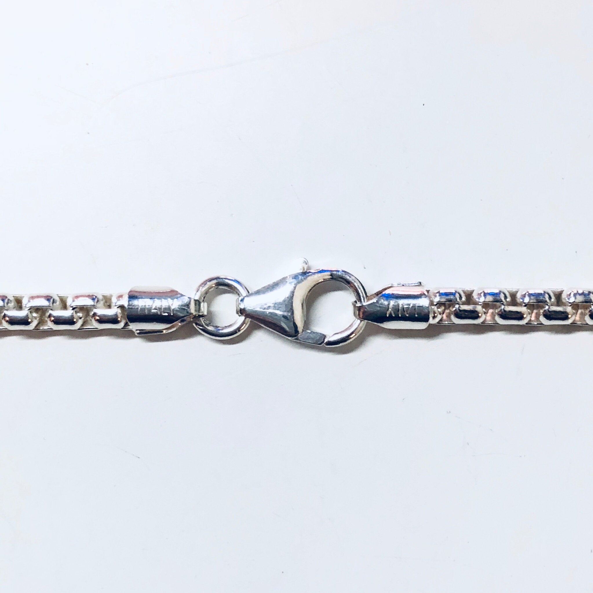 Vintage Necklace, Sterling Silver, Vintage Chain, Sterling Silver Chain, Thick Chain, Chunky Necklace, Link Chain, Necklace, Vintage Jewelry