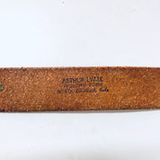 Vintage Belt, Leather Belt, Cowboy Belt, Brown Leather, Belt Buckle, Southwestern Belt, Small Belt, Skinny Belt, Hook Buckle, Vintage Style