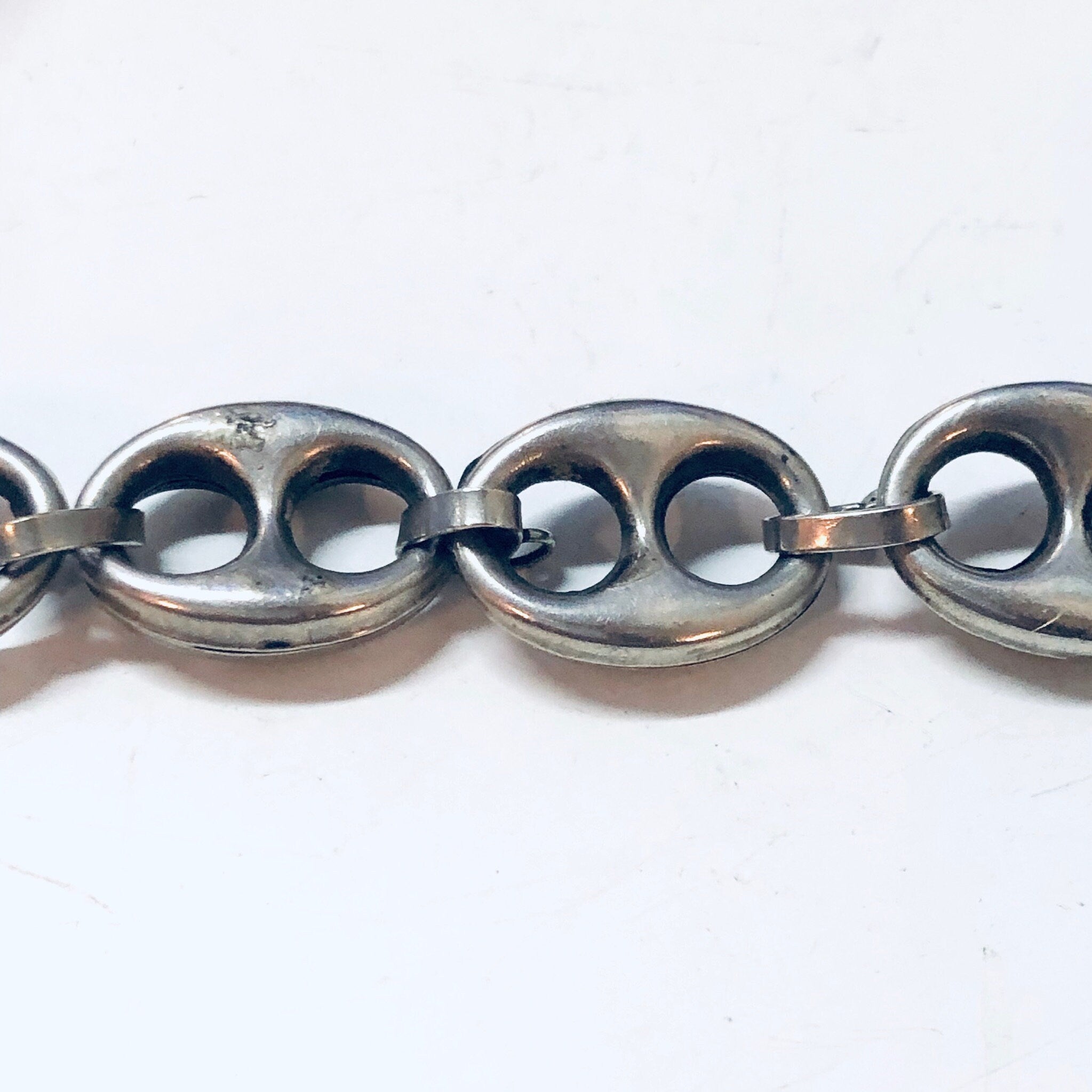 Vintage Charm Bracelet, Silver Bracelet, Link Bracelet, Vintage Jewelry, Vintage Bracelet, Unique Jewelry, Charm Jewelry, Bottle Tab,