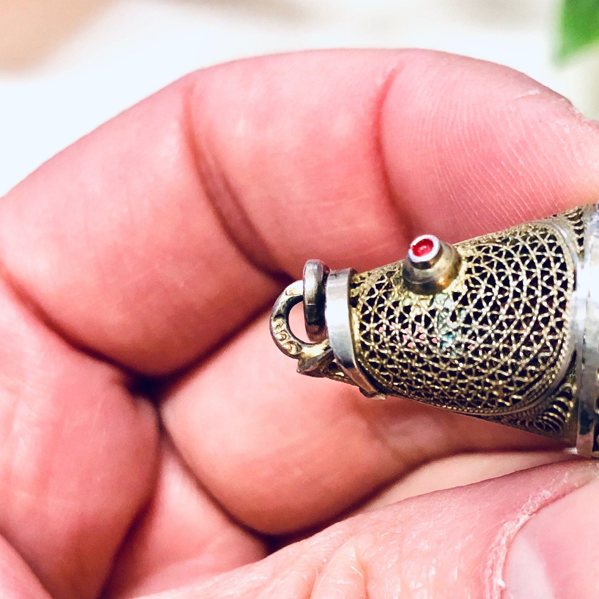 Vintage Fish Pendant, Silver Fish Jewelry, Vintage Jewelry, Vintage Necklace, Pendant Necklace, Moveable Fish Pendant, Red Eye Fish, 925