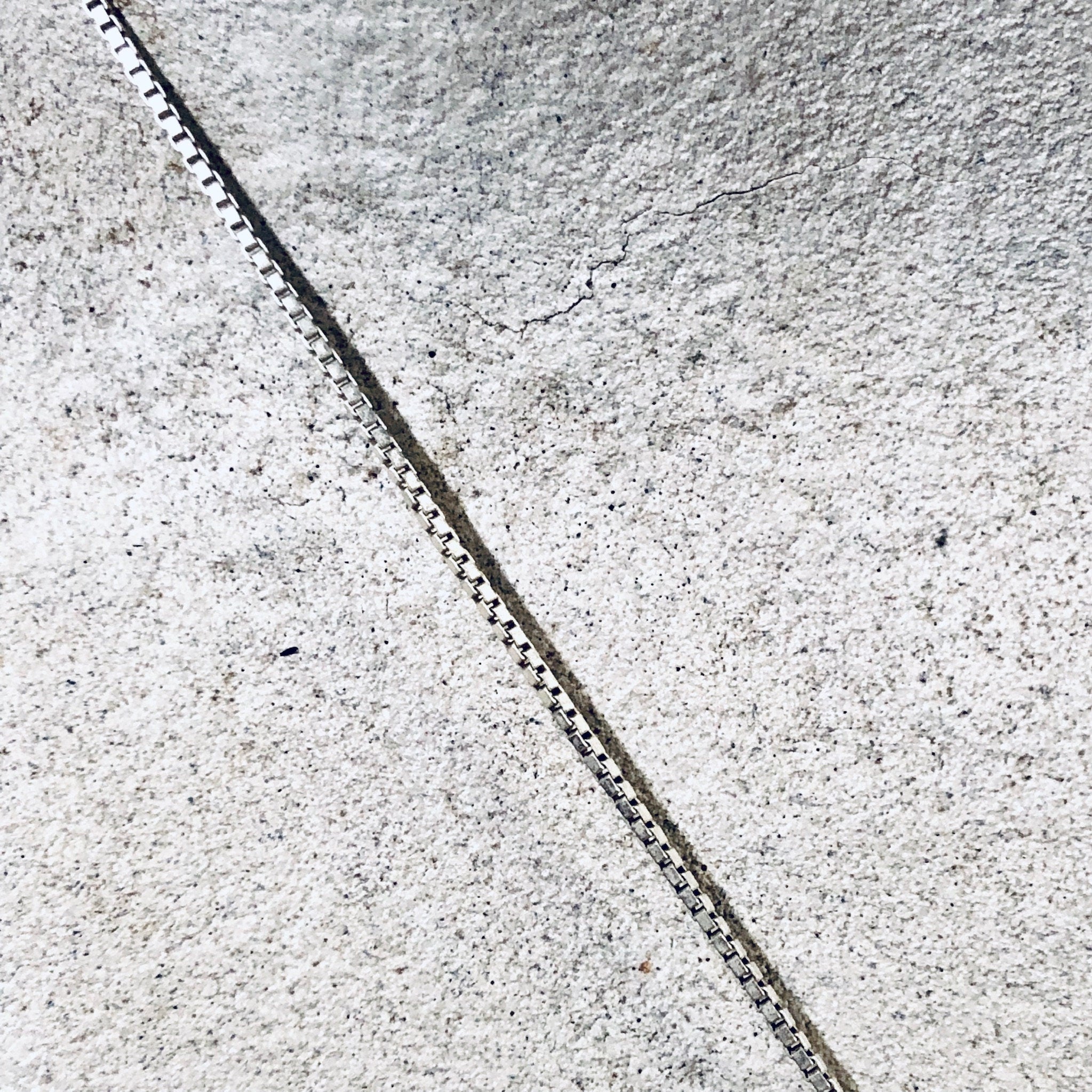 Vintage Necklace, Pendant on Chain, Silver Pendant, Silver Box Chain, Vintage Jewelry, Green Pendant, Brown Jewelry, Unique Jewelry, Simple