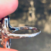 Art Deco Ring, 18K White Gold Ring with Diamonds, Diamond Ring, Vintage Gold Ring, Engagement Ring, Bridal Jewelry, Valentines Day Gift