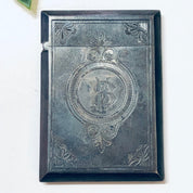 Vintage Case, Sterling Silver Case, Monogrammed Case, Business Card Holder, Rolled Cigarette Holder, Cigarette Case, Initialed Case, Silver