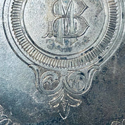 Vintage Case, Sterling Silver Case, Monogrammed Case, Business Card Holder, Rolled Cigarette Holder, Cigarette Case, Initialed Case, Silver