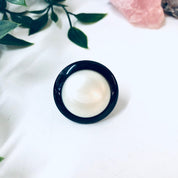 Vintage Ring, Button Ring, Black and White, Statement Jewelry, Large Ring, Adjustable Ring, Costume Jewelry, Vintage Jewelry, Cocktail Ring
