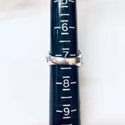 Vintage Silver Ring with Turquoise Stone, Teardrop Shaped Ring, Ornate Jewelry, Vintage Jewelry, Blue, Turquoise, Valentines Day Gift, 925