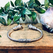 Vintage Silver Bracelet, Vintage Jewelry, Amethyst Bracelet, Unique Jewelry, Valentines Day Gift, 14 K Gold, Blue Stones, Cuff Bracelet