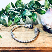 Vintage Silver Bracelet, Vintage Jewelry, Amethyst Bracelet, Unique Jewelry, Valentines Day Gift, 14 K Gold, Blue Stones, Cuff Bracelet