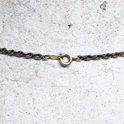Vintage Necklace, Gold Chain, Heart Necklace, Monogrammed Pendant, Pendant Necklace, Vintage Jewelry, Gold Filled Chain, B, Monogram B, Red