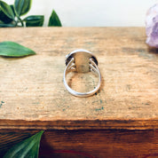 Vintage Turquoise Ring, Vintage Silver Ring, Vintage Jewelry, Green Turquoise, Southwestern Ring, Boho Jewelry, Bohemian Style, 925, Green