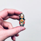 Russian Nesting Dolls, Set of 7 Nesting Dolls, Matryoshka Dolls, Signed Nesting Dolls, Hand Painted Doll, Vintage Toy, Collectible Toy