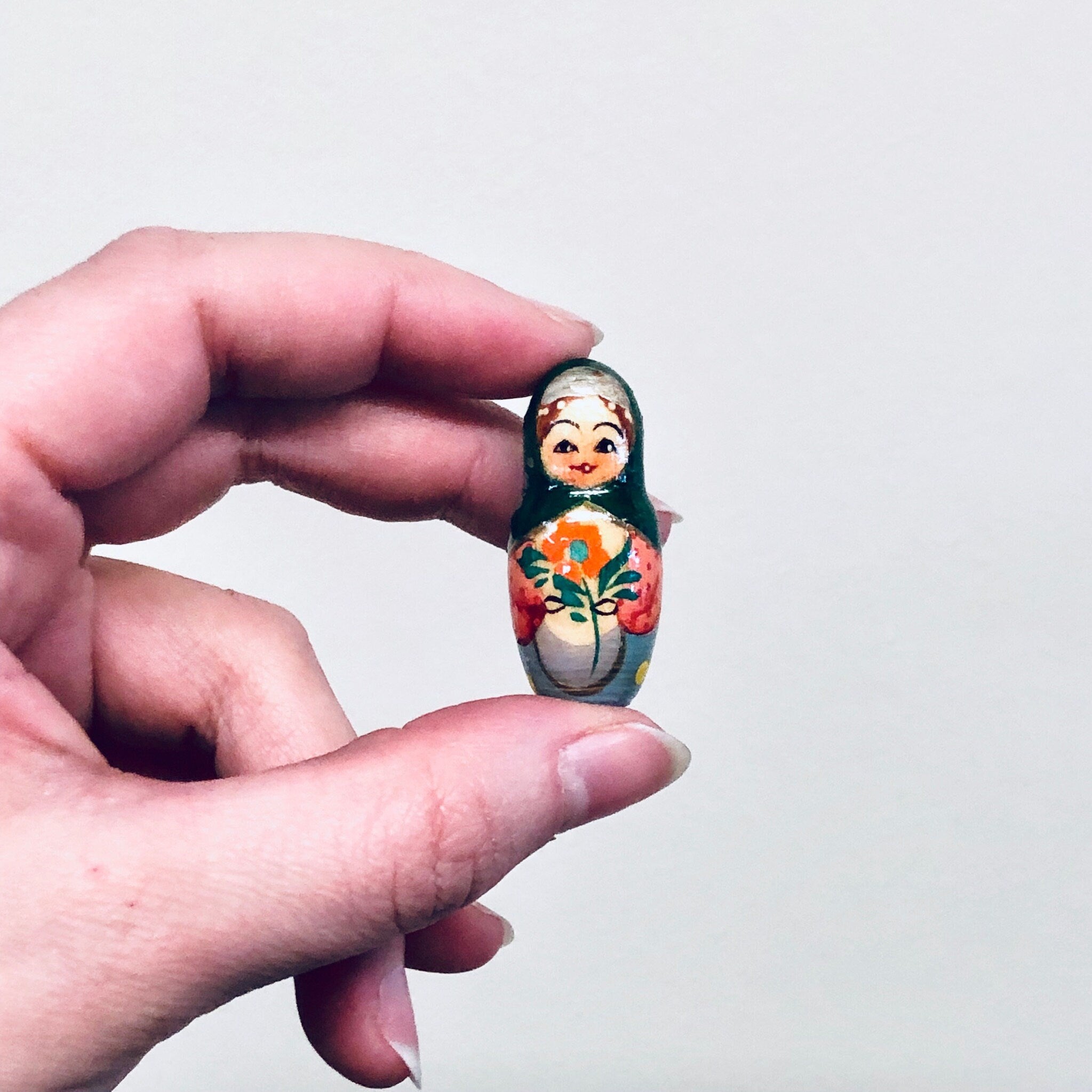 Russian Nesting Dolls, Set of 7 Nesting Dolls, Matryoshka Dolls, Signed Nesting Dolls, Hand Painted Doll, Vintage Toy, Collectible Toy