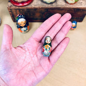 Russian Nesting Dolls, Set of 7 Nesting Dolls, Matryoshka Dolls, Signed Nesting Dolls, Hand Painted Doll, Vintage Toy, Collectible Toy