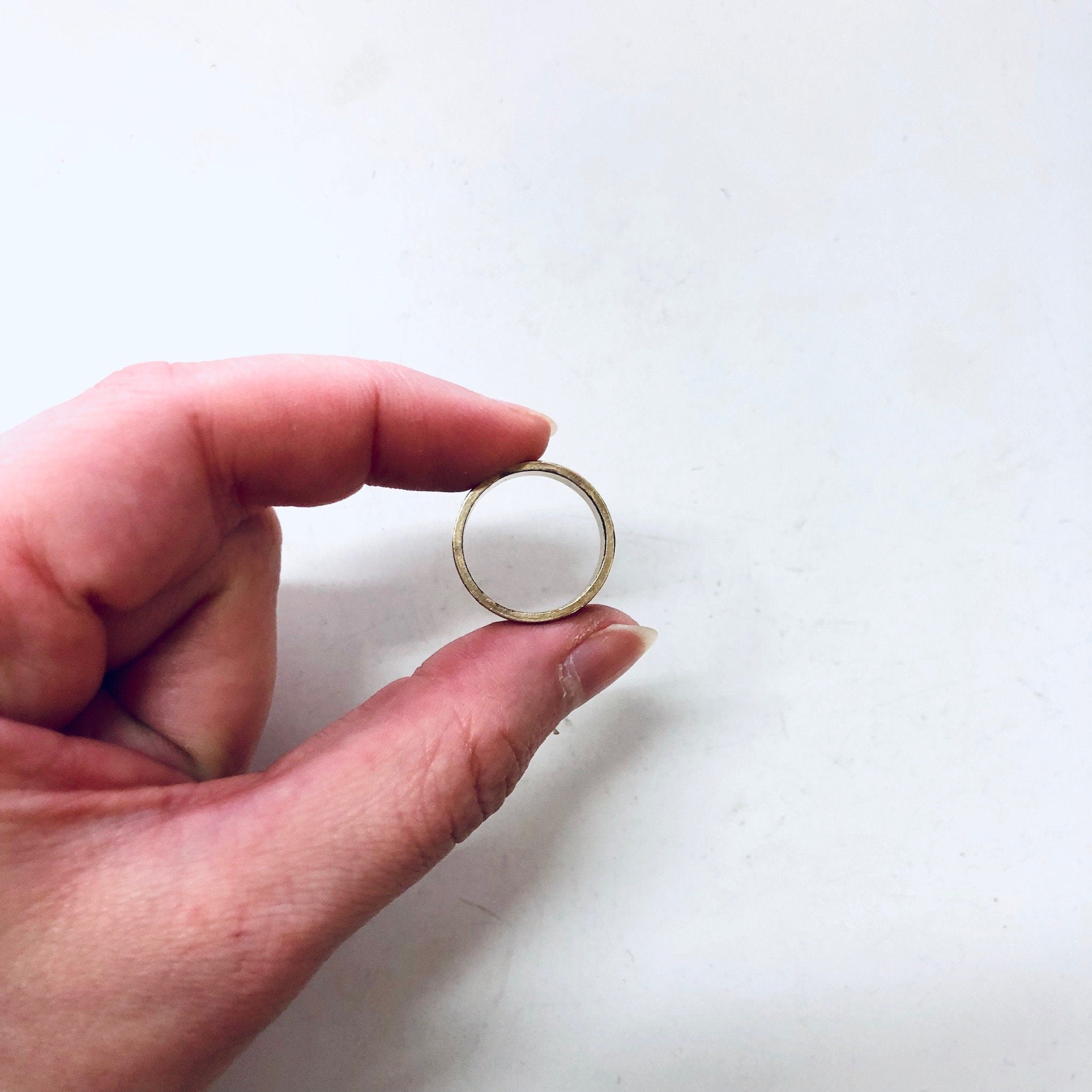 Vintage Gold Ring, Gold Toned Ring, Etched Ring, Small Ring, Band Ring, Vintage Jewelry, Valentines Day Gift, Promise Ring, Wedding Band,