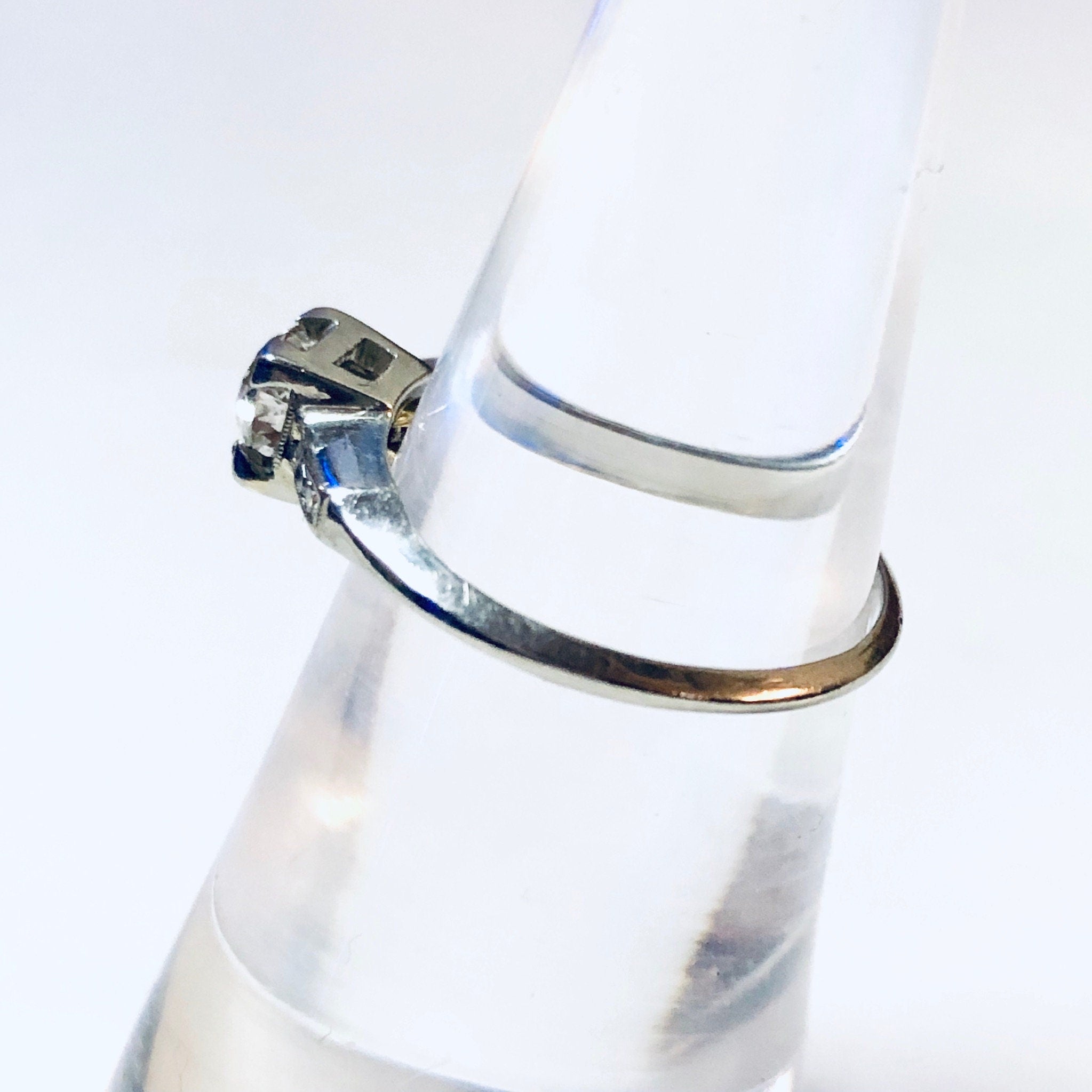Vintage Engagement Ring, Vintage Diamond Ring, Gold Diamond Ring, White Gold Ring, Engagement Jewelry, Wedding Jewelry, Vintage Jewelry,