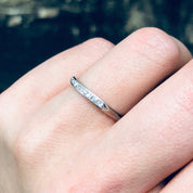 Diamond Wedding Band, Platinum Wedding Band, Platinum Jewelry, Diamond Ring, Wedding Band, Wedding Jewelry, Vintage Jewelry, Valentines Day