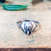 Elephant Ring, Vintage Silver Ring, Animal Jewelry, Unique Jewelry, Valentines Day Gift, Elephant Jewelry, Simple Ring, Gift for Mom, 925