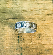 Vintage Silver Ring, Cat Ring, Kitty Cat Ring, Animal Jewelry, Unique Ring, Small Ring, Band Ring, Vintage Jewelry, Valentines Day Gift, 925