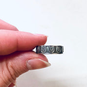 Vintage Silver Ring, Horseshoe Ring, Lucky Ring, Lucky Jewelry, Vintage Jewelry, Band Ring, Thin Band, Valentines Day Gift, Good Luck Ring