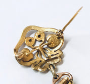 Rare Marcus And Co. 14k Gold Diamond Lapel Watch Art Nouveau, 14 Karat Gold, 14K Gold Watch, Vintage Watch, Lapel Watch, Watch Brooch, Gold