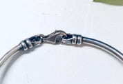 Vintage Bracelet, Silver Bracelet, Bangle Bracelet, Unique Jewelry, Vintage Jewelry, Square Bracelet, Cut Out Bracelet, Hinged Bracelet, 925