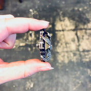 Vintage Silver Brooch, Amethyst Brooch, Marcasite Jewelry, Vintage Jewelry, Square Brooch, Vintage Pin, Square Amethyst Stones, Purple