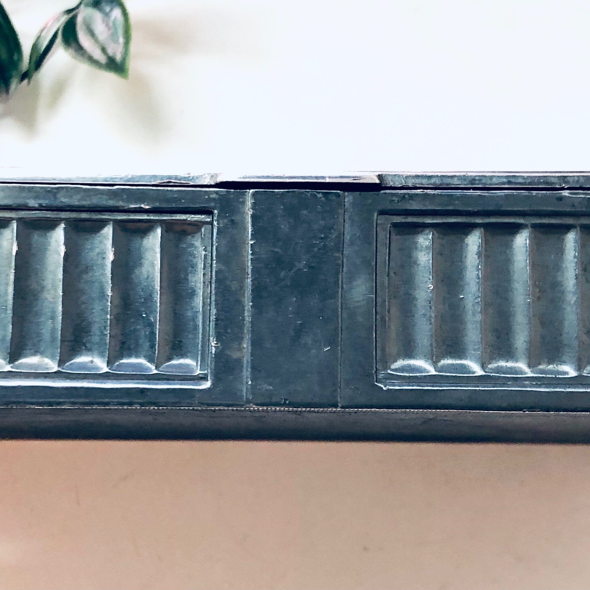 Vintage Jewelry Box, Trinket Box, Catch All Box, Concho Box, Medallion Box, Valentines Day Gift, Metal Box, Industrial Style, Gun Metal Box