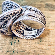Vintage Silver Ring, Sterling Silver, Vintage Jewelry, Statement Ring, Filagree Ring, Cut Out Ring, Unique Ring, Valentines Day Gift, 925