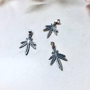Vintage Silver Pendant, Vintage Jewelry, Weed Pendant, 420, Hippie Jewelry, Small Pendant, Boho Hippie Jewelry, Marijuana Pendant, Weed Leaf