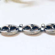 Vintage Charm Bracelet, Silver Bracelet, Link Bracelet, Vintage Jewelry, Vintage Bracelet, Unique Jewelry, Charm Jewelry, Bottle Tab,