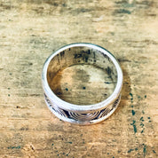 Vintage Silver Ring, Rainbow Ring, Rainbow Design, Band Ring, Skinny Band, Unique Jewelry, Vintage Jewelry, Rainbow Jewelry, 925 Ring, Band