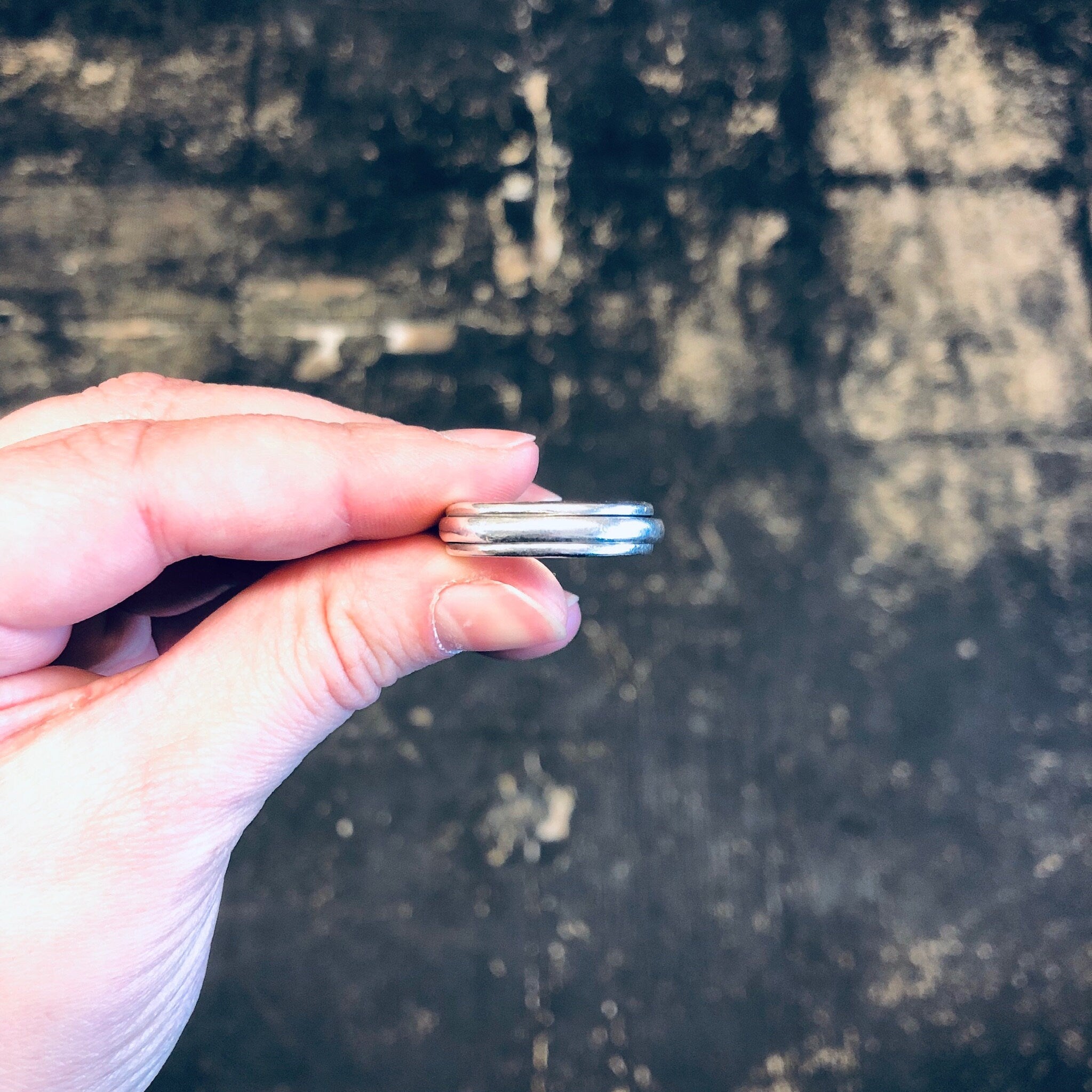 Vintage Silver Ring, Spinner Ring, Meditation Ring, Thumb Ring, Vintage Jewelry, Spinner Jewelry, Ring for Anxiety, 925 Ring, Large Ring