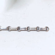 Vintage Silver Bracelet, Vintage Jewelry, Link Bracelet, Sterling Silver, Sleek Jewelry, Simple Bracelet, Anniversary Gift, Wedding Gift