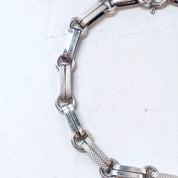 Vintage Silver Bracelet, Vintage Jewelry, Link Bracelet, Sterling Silver, Sleek Jewelry, Simple Bracelet, Anniversary Gift, Wedding Gift